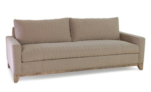 Contemporary Sofa (Wood Base & Feet)